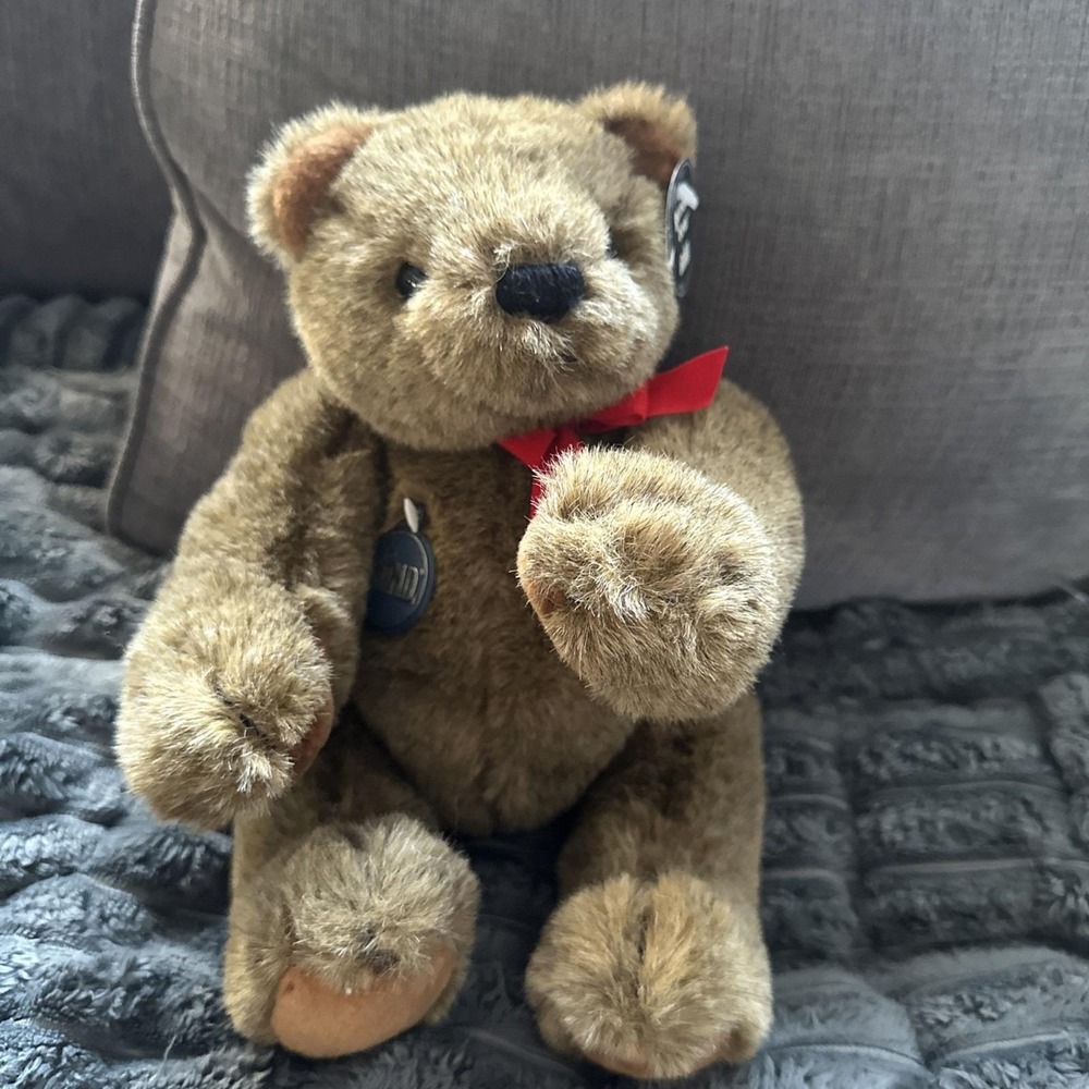 Vtg 1983 GUND 12" Brown Jointed Teddy Bear "gunder Bear" Limited Edit. NWT